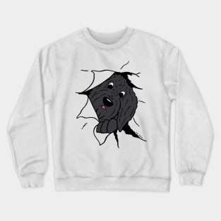 Doodle black Crewneck Sweatshirt